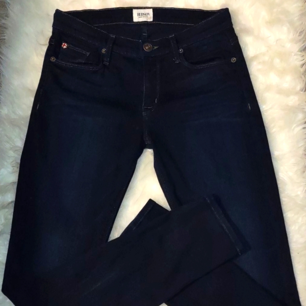 Hudson Nico's Midrise Super Skinny Size 25